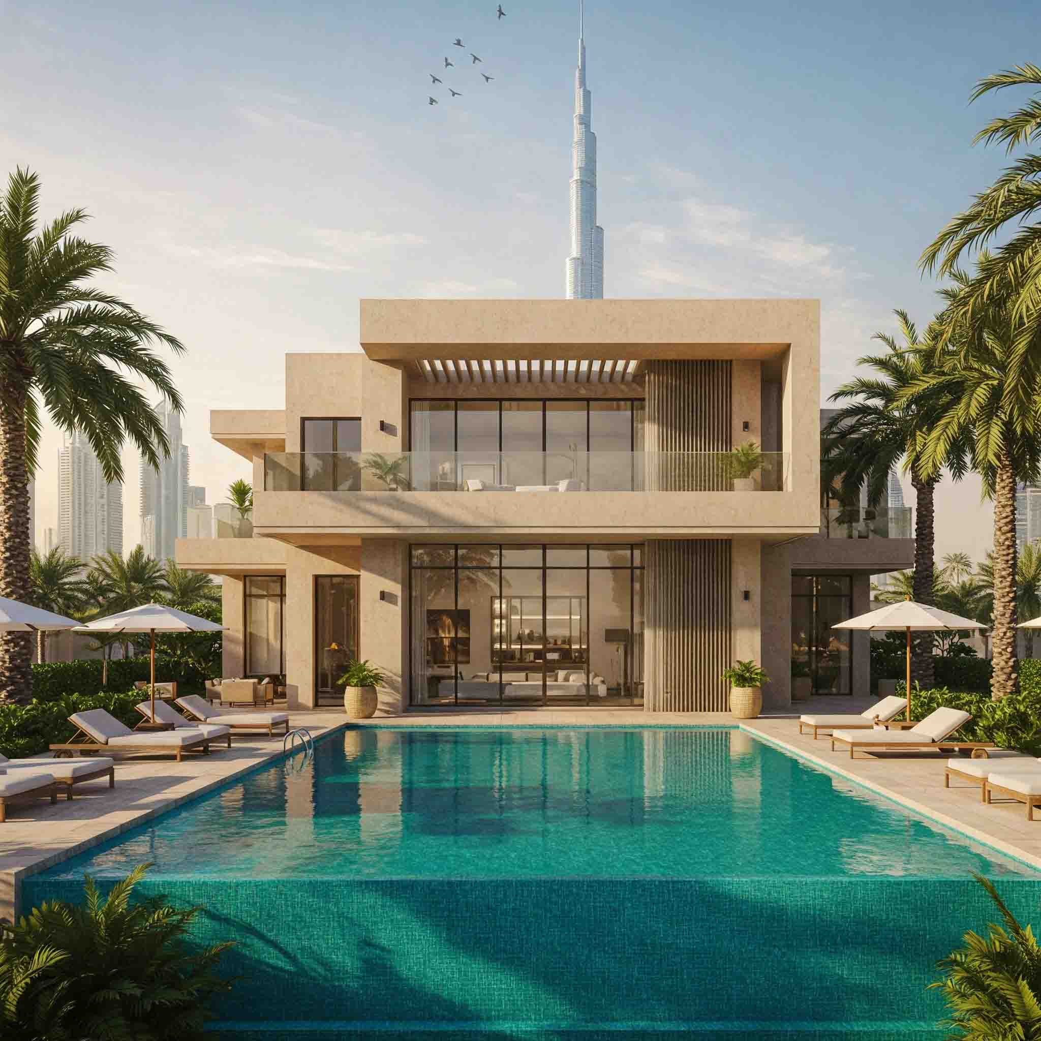 Luxury smart villa exterior